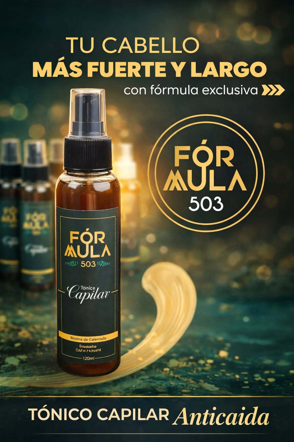 Tónico capilar anticaída Fórmula 503 con fórmula exclusiva